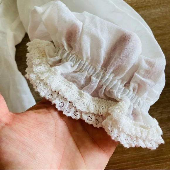 Anthropologie Divine Heritage Ruched Ruffle Blouse Size Small NWT $295 - Picture 6 of 16